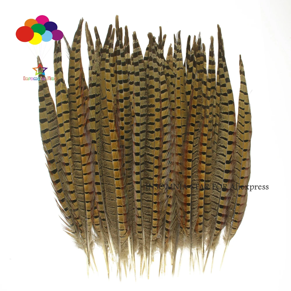 

30-35 cm 12-14 inch 100pcs/lot Size Super Quality Natural Ringneck Pheasant Tail Feathers