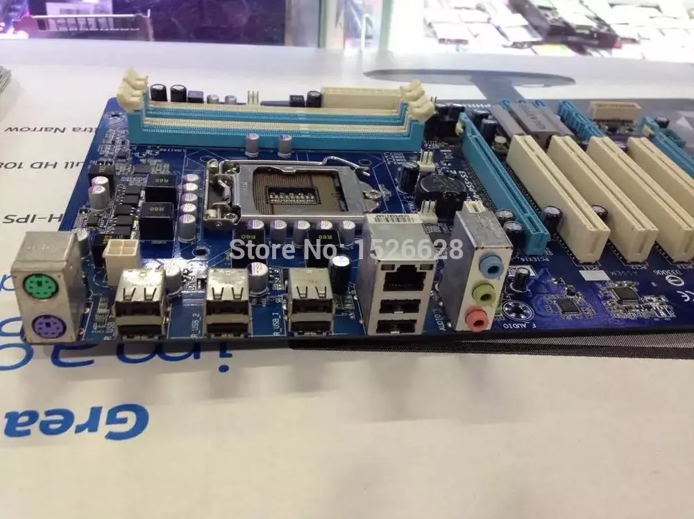 شحن مجاني الأصلي اللوحة لجيجابايت GA-P55-S3 LGA 1156 DDR3 P55-S3 16 GB ل i3 i5 i7 USB2.0 H55 سطح المكتب اللوحة