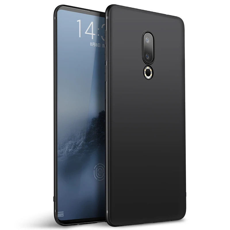 MAKAVO غطاء ل Meizu 16th حالة الحماية الكاملة لينة سيليكون ماتي الحالات الهاتف ل Meizu 16 زائد كابا الإسكان