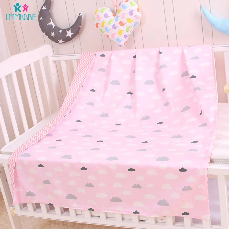 Хлопковое детское пуховое одеяло для новорожденных, серое мягкое детское постельное белье, Стёганое одеяло, дышащее одеяло, покрывало с рисунком для детей, одиночное Стёганое одеяло
