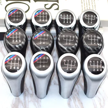 

Gear Shift Knob for BMW E46 E53 E60 E61 E63 E65 E81 E82 E83 E87 E90 E91 E92 1 3 5 6 Series X1 X3 X5 Carbon Fiber Matte Chromed
