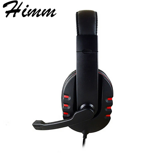 Auriculares para videojuegos de 3,5mm, cascos con cancelación de ruido con  micrófono y Control de volumen para PS4 Play Station 4 PC - AliExpress