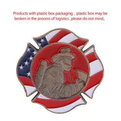 Памятная монета Американский пожаротушения Mark Fire Collection арт-подарки сувенир новое качество