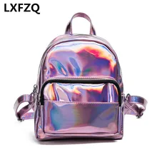 Рюкзаки для девочек-подростков rugzak Лазерная ПВХ Mochila Feminina Модные женские рюкзак школьный рюкзак для девочки сумка