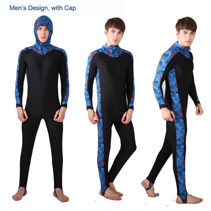 1003-3-Lycra-Dive-Skin-with-Cap-Men-and-Women-with-Bra