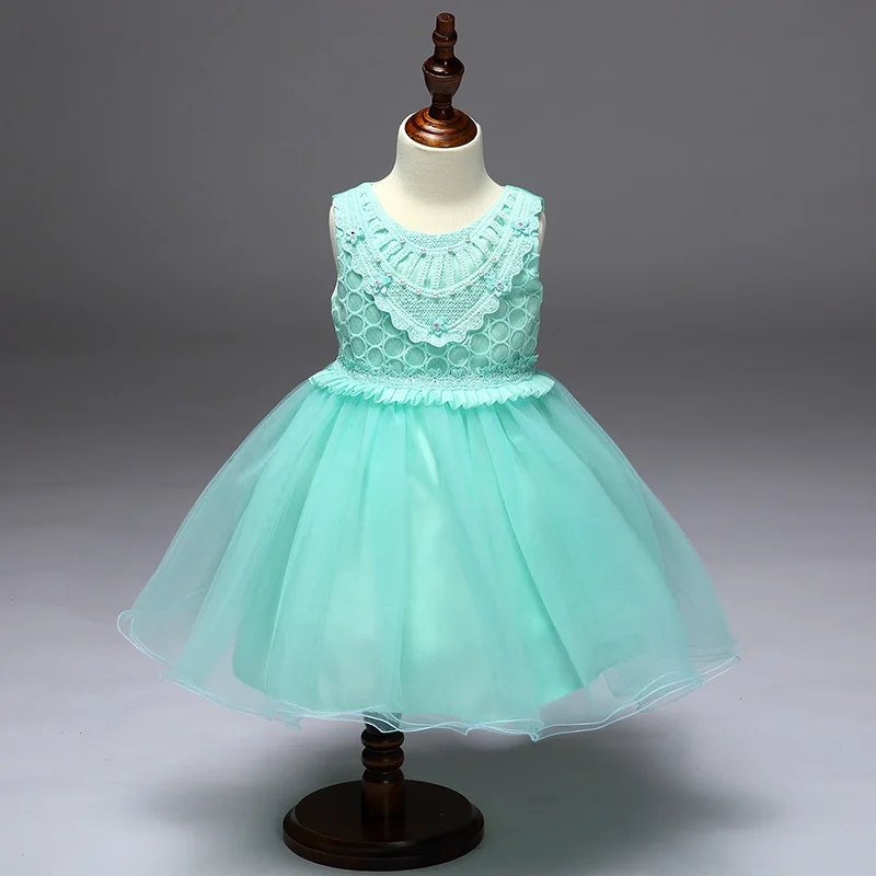 

Wholesale 12pcs/lot 4Color 2017 New Recommended High-End Exquisite Flower Girl Dress Ball Gown Children Princess Dress LH5092