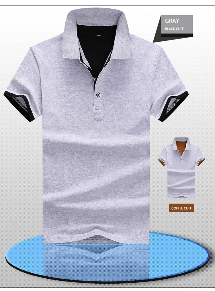 Мужская рубашка поло, мужская повседневная брендовая одежда, деловая Мужская дышащая Модная рубашка, летние поло para Hombre, новинка K49