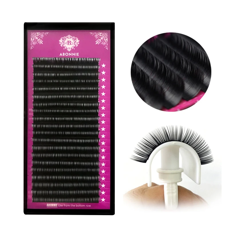 

ABONNIE 20lines all Size high quality eyelash extension false faux mink lashes natural soft lashes individual classic lashes