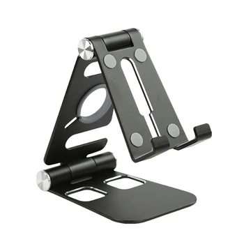 

Aluminum Alloy Adjustable Holder Desk Playstand Mobile Phone Foldable Dual Foldable Phone Stand Universal Holder Support