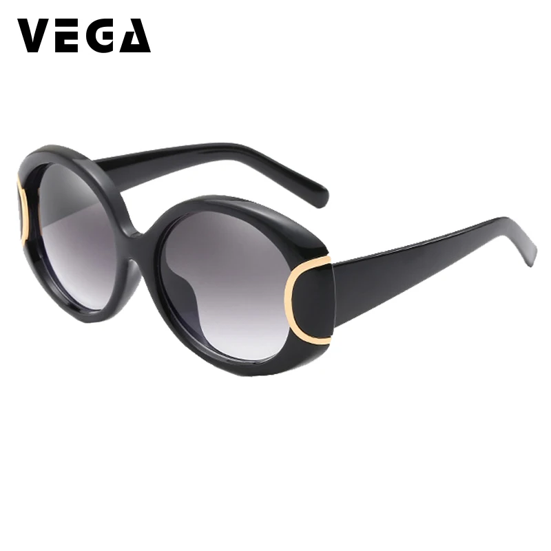 VEGA Eyewear Fashion Oval Sunglasses Women For Big Face Ladies