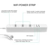 Rdxone-tira de alimentación Wifi inteligente, enchufe con 4 puertos USB, Control por voz, funciona con Alexa's , Google Home, temporizador ► Foto 2/6