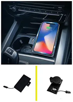 

For IPHONE 8 X Xsmax Samsung S9 Wireless Car Charger Charging Mount Pad For BMW 2016-2018 X5 Fast Charger