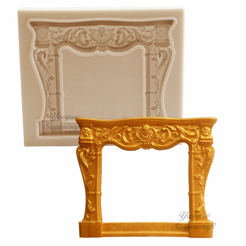 Yueyue Sugarcraft Frame silicone mold fondant mold cake decorating