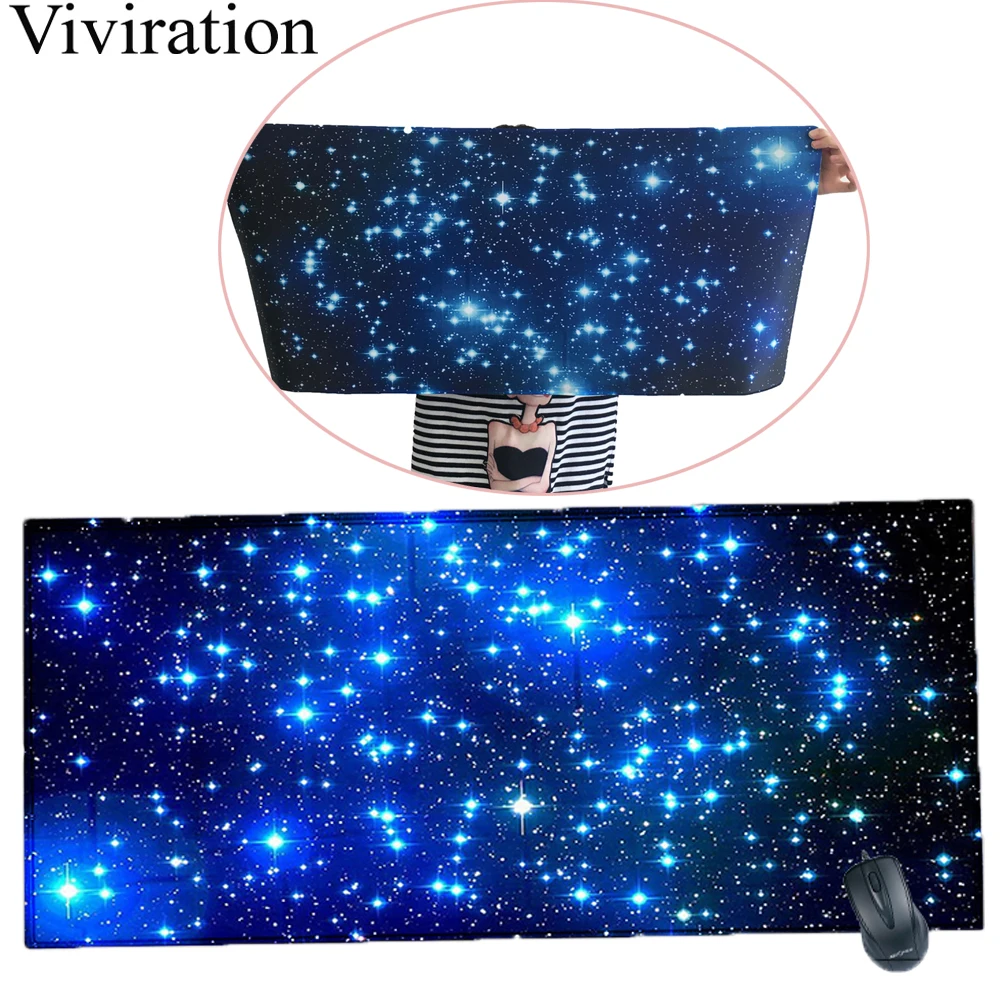 

Blue Stars Non-Slip Rubber Mouse Pad XXL 900 mm x 400 mm Computer Gaming Desk Mat Keyboard Pads For overwatch Warcraft cs go LOL