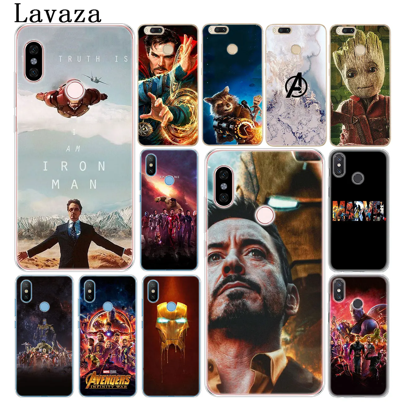 

Lavaza Marvel Avengers Iron Man Endgame Hard Phone Cover Case for Xiaomi Redmi 7A 6A 5A 4A K20 S2 GO Note 8 7 5 6 Pro Plus 4 4X