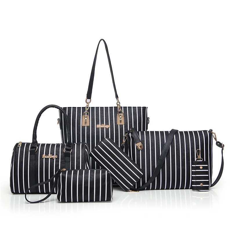 

SIRUIYAHAN Luxury Handbags Women Bags Designer Leather Purses And Handbags Shoulder Bag Female Bags Set 6 Pic Bolsa Feminina HOT