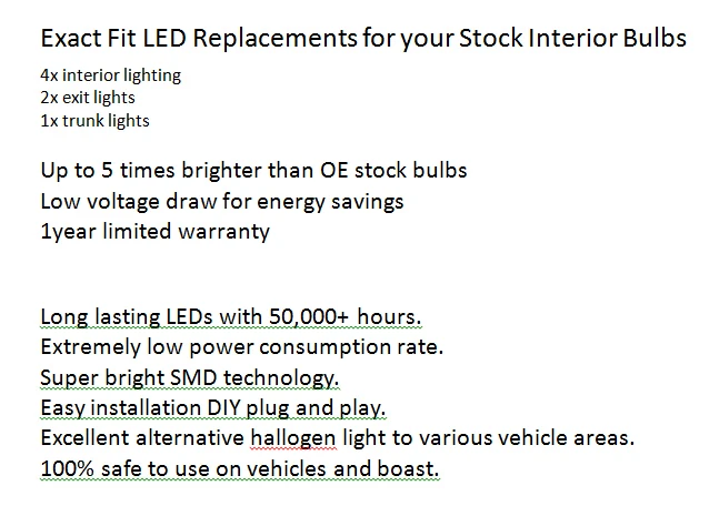 7 шт./лот авто-Стайлинг ксенон белый CAN-BUS менеджера светодиодный Подсветка салона для Audi R8 купе от Bj. 2007