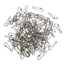 100 шт./лот, рыболовный баррель, поворотные безопасные защелки, крючки, безопасные защелки, крючок, приманка, соединитель, защелки, рыболовные снасти, Аксессуары для рыбалки