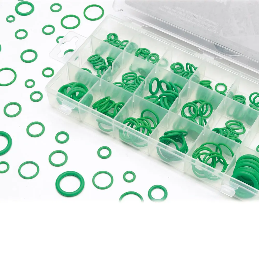 

270PCS Green Metric Rubber Grommets Wire Ring 18 Sizes O ring Kit Green Metric Seals Power Tools Accessories