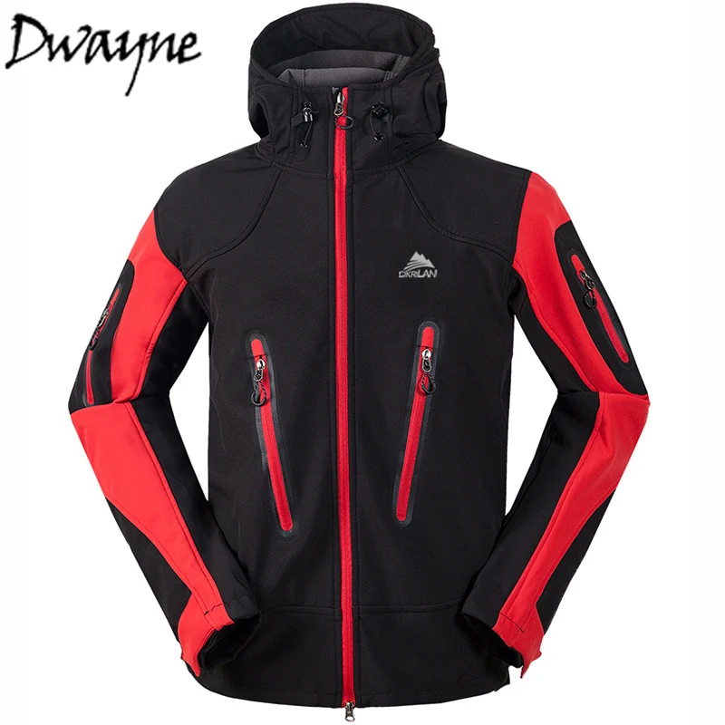 

Jackets Men's Mountaineering Outdoor Waterproof SoftShell Jacket Hunting Windbreaker Ski Coat Hiking Rain Camping Fishing Coat