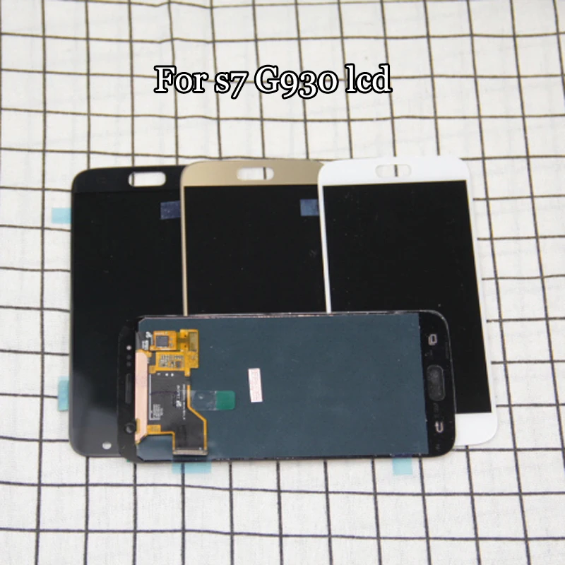 Замена AMOLED LCD для Samsung Galaxy S7 G930 G9300 G930F G930A сенсорный экран дигитайзер в сборе|Экраны