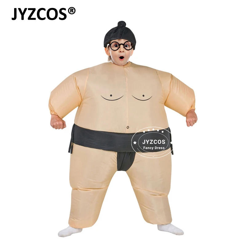 JYZCOS Funny Adult Inflatable Riding Gorilla Costume King Kong Chimpanzee Halloween Carnival Purim Cosplay Suit Illusion Outfit (10)