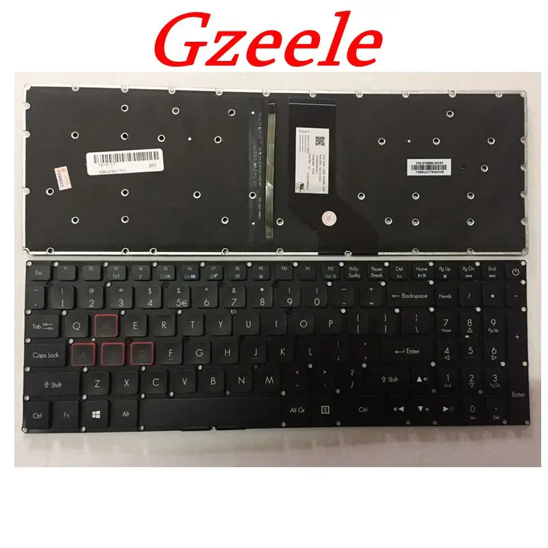 

GZEELE New for Acer Aspire VX 15 VX15 VX5-591G VX5-591 VX5-793 VN7-593 VN7-793 VN7-793G Backlit Keyboard US English BLACK