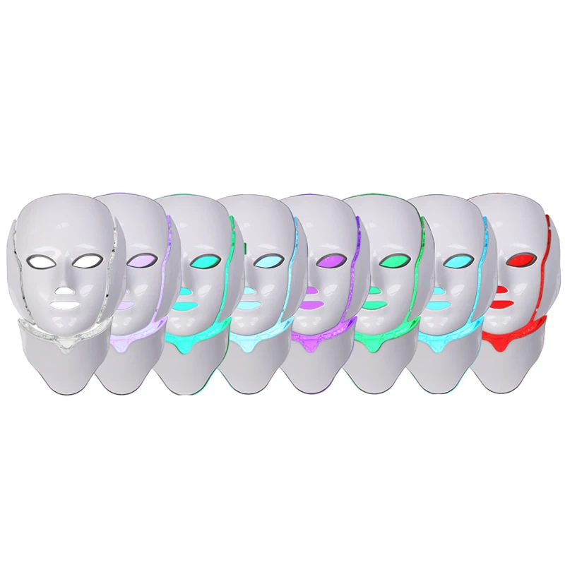 

7 Colors Led Light Skin Care Rejuvenation Therapy Mask for Salon Use
