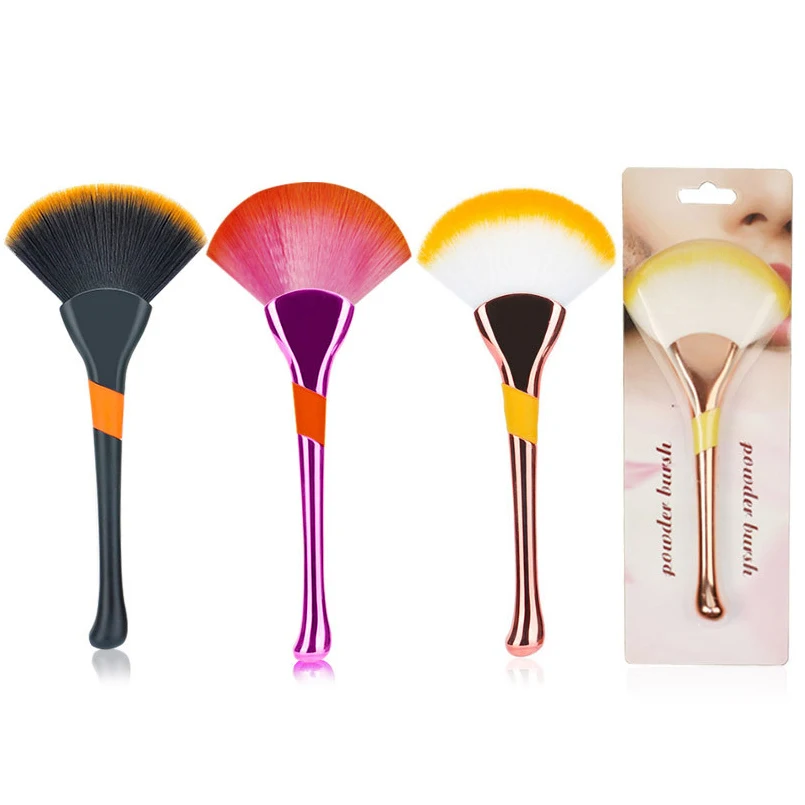 

1pcs Makeup Brush Professional Makeup Tool Powder Loose Powder Fan Make Up Brushes Pincel Maquiagem Soft Foundation Cosmetic Set
