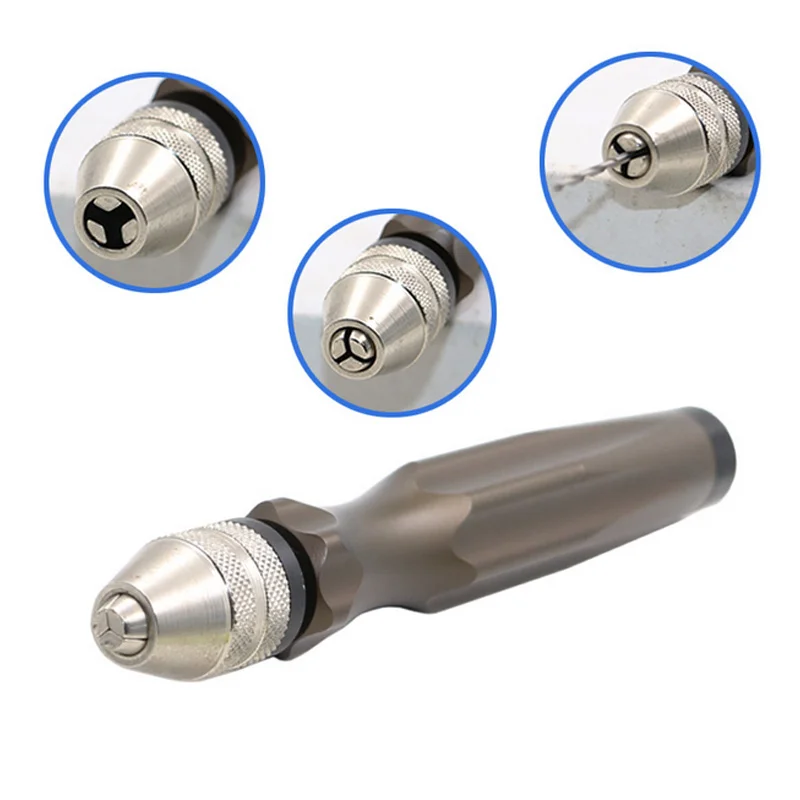 

Mini Portable Alloy Brick Punch Precision Pin Vise Manual Hand Twist Drill Tackle Tools MDJ998