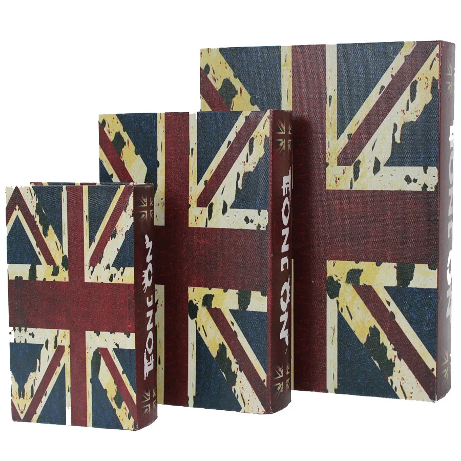 الأوروبية الحديثة الرجعية محاكاة دراسة كتاب وهمية الكتاب التصوير الدعائم الكتاب خزانة الديكور مربع صندوق تخزين الديكور