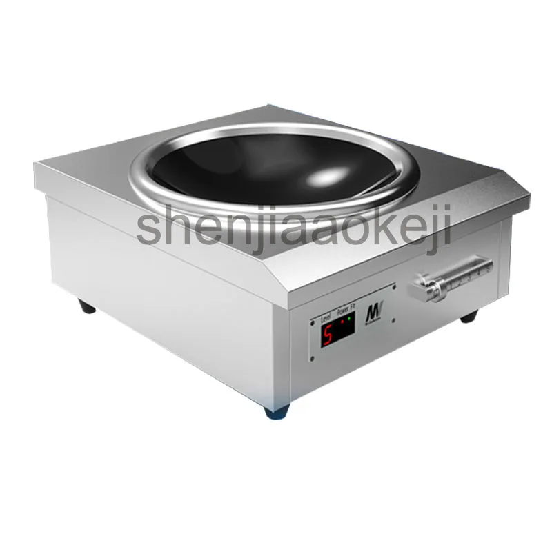 Commercial induction cooker 6000w high-power concave canteen cookers stir fry stove 220v 1pc