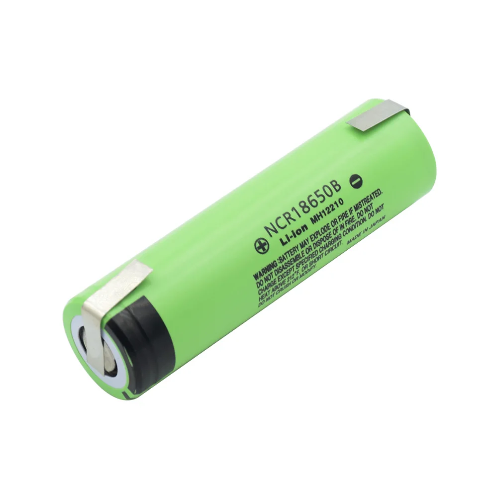 1x3,7 V Volt NCR 18650B 18650 литий-ионные литиевые батареи 3400mAh высокий расход 18650 батарея для светодиодный фонарик микрофон налобный фонарь