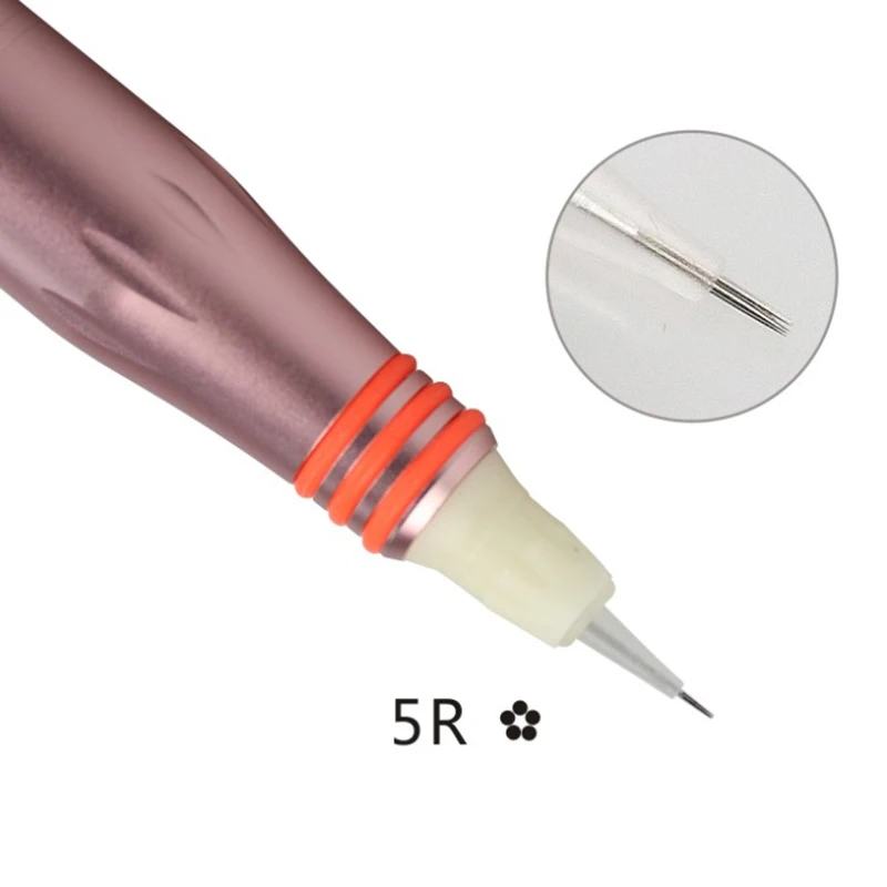 10 шт. 1RL/3RL/5RL/5F/7F Microblading иглы для перманентного макияжа машина ручка Charmant картриджи с чернилами 9 мм для бровей Макияж