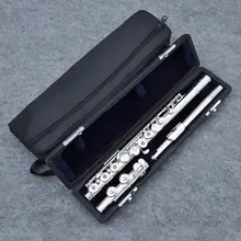 Черная флейта Жесткий Чехол сумки+ мягкая упаковка сумка(не включает флейту