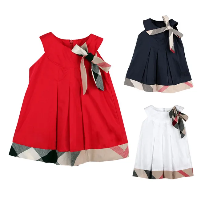 Hot Sale 2016 Baby Girl Sleeveless Cotton Dresses Spliced Design Kids Summer Dress England Style Clothes Hot Sale 2016 Baby Girl Sleeveless Cotton Dresses Spliced Design Kids Summer Dress England Style Clothes