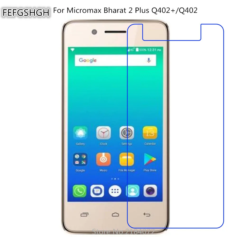 

Tempered Glass For Micromax Bharat 2 Plus Q402+Protective Film 9H Screen Protector Explosion-proof For Micromax Bolt Pace Q402