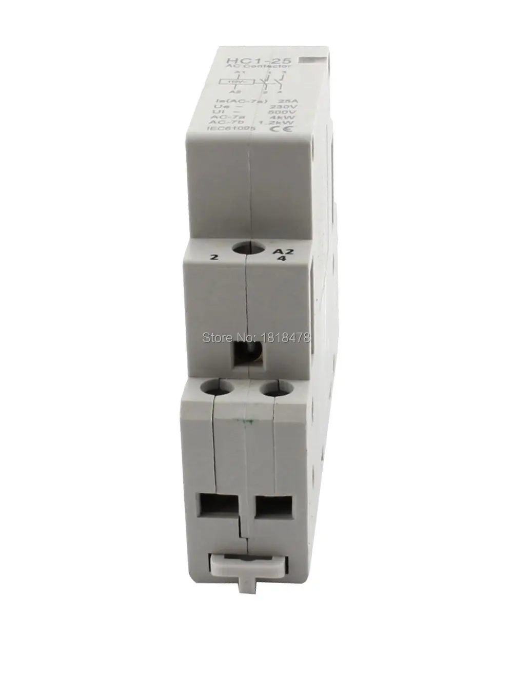 Baomain AC Contactor HC1-25 110V 25A 2 Pole Universal Circuit Control 