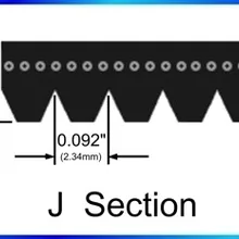 Отличный ремень 610J4 Poly-V длиной 610 мм