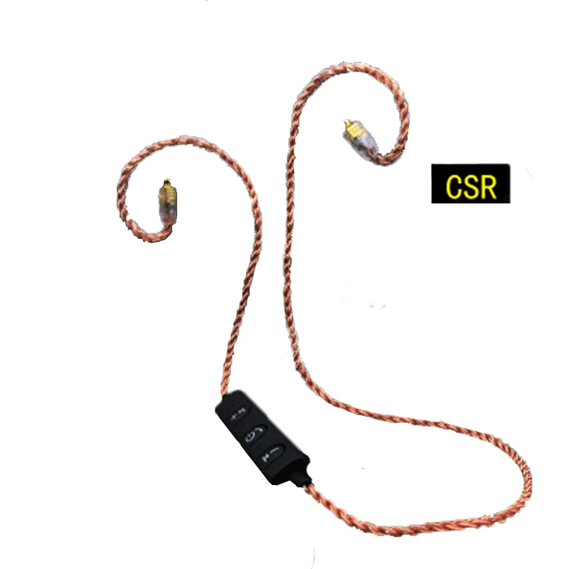PIZEN TJBT42 наушники беспроводные Bluetooth медный кабель для IE80 IE KZ ZST ZSR 0 75 мм 2 контактный