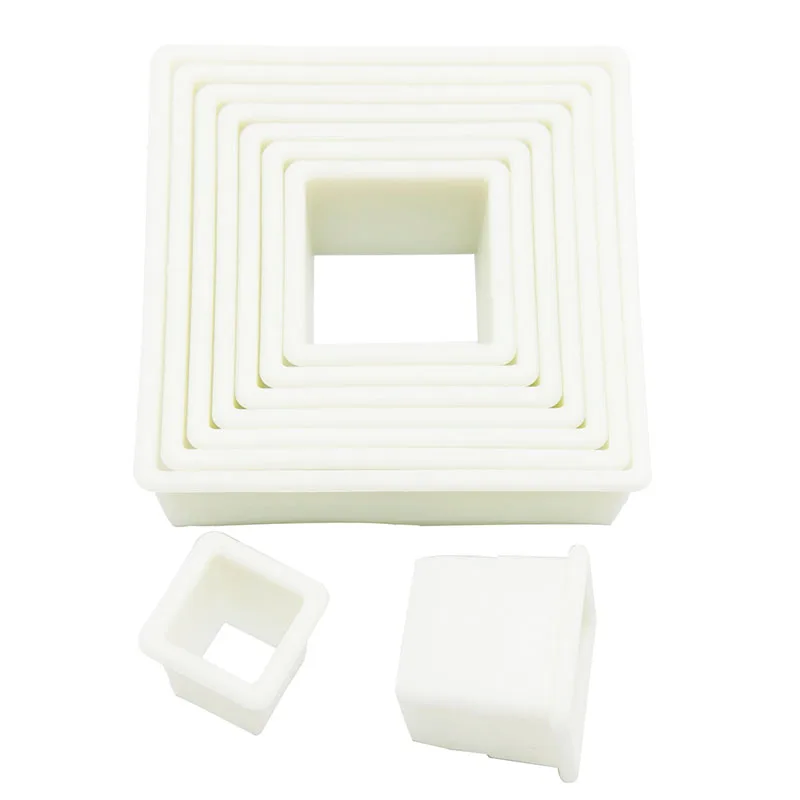 LONSI 9 Piece PC Cookie Cutter Square трафарет для печенья набор инструментов Украшение