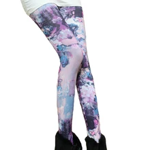 

Plus size 2016 High Quality legging Women Universe Galaxy Printing Leggins Pants Elasticity Space Tie Dye Milk Silk Legging K090