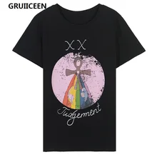 GRUIICEEN Летняя Повседневная футболка с принтом женская модная брендовая дизайнерская женская футболка с круглым вырезом Топы Новая коллекция SG-0819442