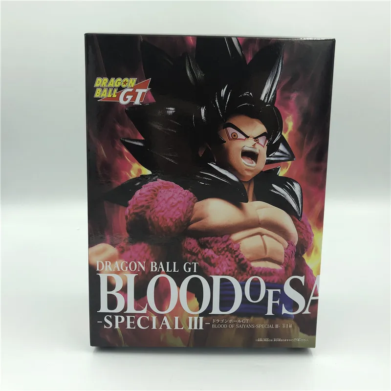 Аниме Dragon Ball Z Сон Гоку Супер Saiyan 4 боевой формы красные волосы фигурка DBZ ChocolatePVC Коллекция Модель 20 см - Цвет: Standing Real Boxed