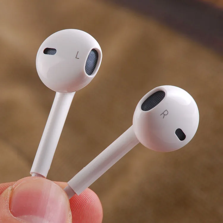 100 original White 3 5mm Earphones for Apple iPhone 5 6 6 s Plus EarPods Earphone
