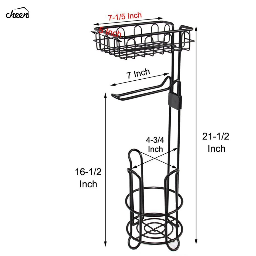 Отдельно стоящая металлическая проволока, держатель рулона туалетной бумаги, подставка и диспенсер с полкой для хранения для мобильного телефона, для хранения в ванной