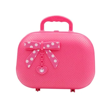 

Fashion Toys Children's Simulation Cosmetics Tool Makeup Box Princess Set Safe Non-toxic Lip Balm Nail Polish Girl Toy