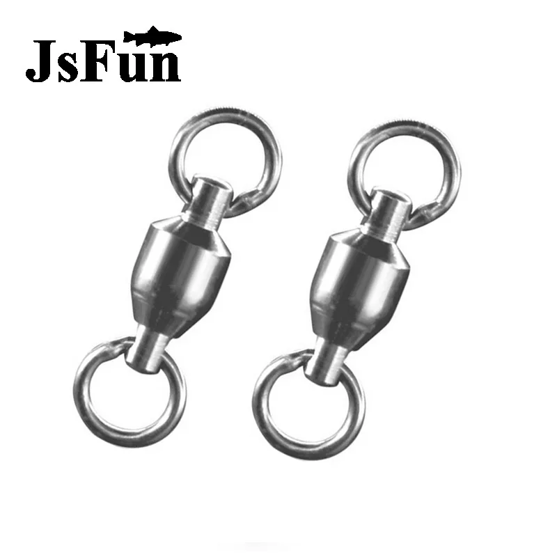 200pcs/lot Ball Bearing Swivel with Solid Ring DQZC Stainless Steel