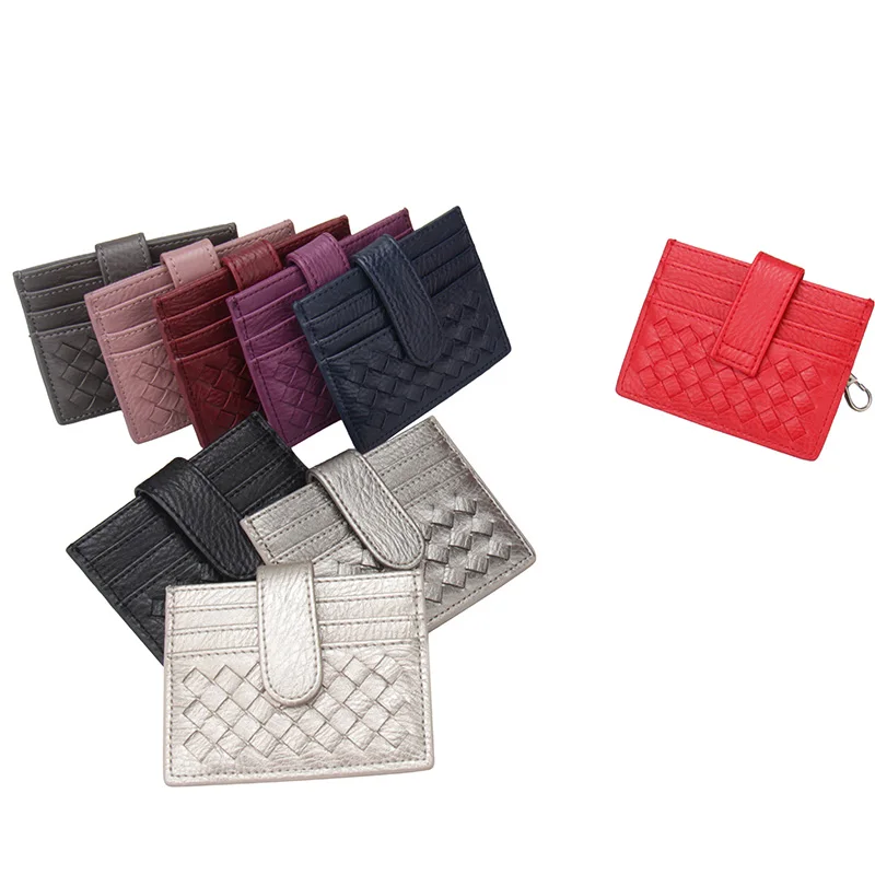 

Colorful Knitting Coin Purse Travel Unisex Bus Coin Purse Travel Women Card Case Card Holder