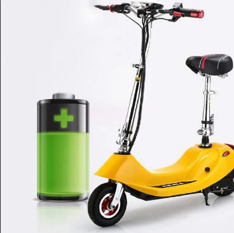 Top Adult folding two-wheeled vehicle shock-absorbing bicycle/Small and light scooter/Urban electric car 12